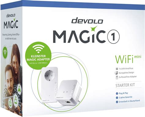 Devolo Magic 1 WiFi Mini Starter Kit Powerline Wi Fi Networking Kit