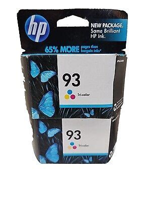 New HP 93 Tri Color Ink Cartridge Genuine Sealed Cartridge Expired EBay