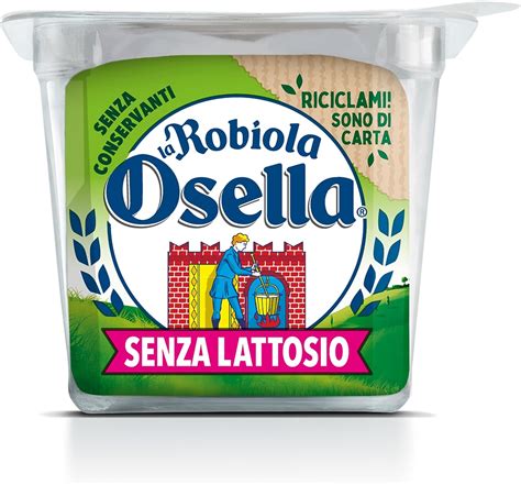 Fattorie Osella Robiola Senza Lattosio Formaggio Fresco Con Latte