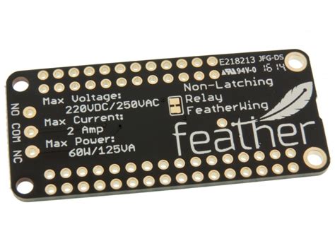 Buy Non Latching Mini Relay Featherwing At The Right Price Electrokit