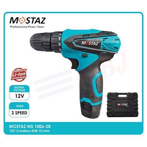 MOSTAZ MS 1006 2B 12V Cordless Drill 10 Mm Shopee Malaysia