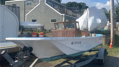 Barn Find Boston Whaler Nauset Gets Restored Youtube