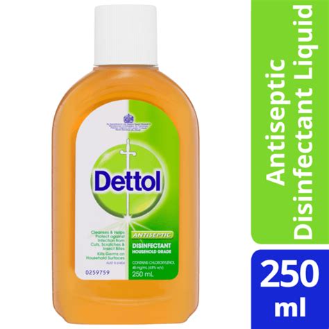 Dettol Antiseptic Antibacterial Disinfectant Liquid 250ml Allcare