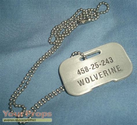 X-Men WOLVERINE DOG TAG replica movie prop