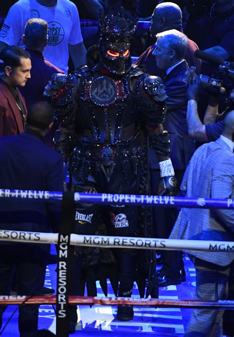 Deontay Wilder Wore Ring Walk Outfit Against Tyson Fury For 15 Minutes