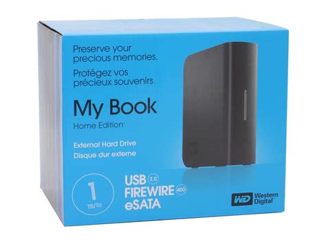 WD My Book Home 1TB USB 2.0 / Firewire400 / eSATA 3.5" External Hard ...