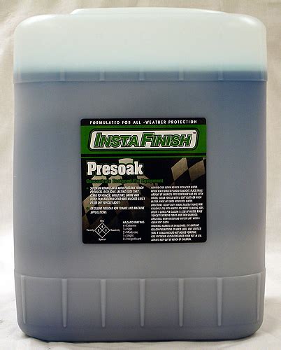 Pre Soak Insta Finish Car Care Products