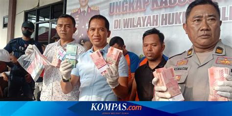 Polres Jombang Sita Rp 1 Miliar Uang Palsu 4 Pelaku Ditangkap