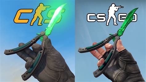 CS 2 Vs CSGO ALL KNIFE SKINS YouTube