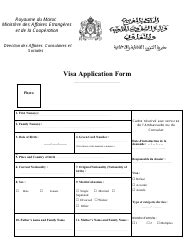 Morocco Morocco Visa Application Form - Fill Out, Sign Online and ...