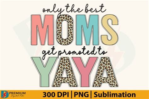 Retro Mom Yaya Png Grandma Sublimation Graphic By Premium Digital