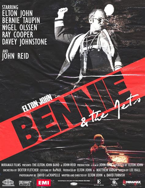 BENNIE AND THE JETS Poster | Band posters, Album cover design, Elton john