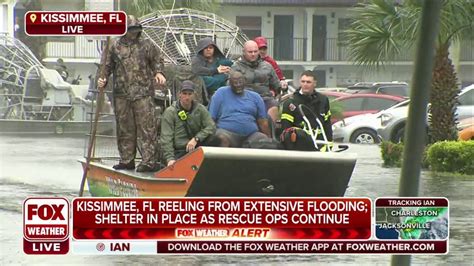 Aerial Video Shows Serious Flooding In Kissimmee From Ian Dozens