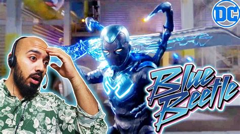 Official Trailer Of Blue Beetle Reaction Dc Comics Warner Bros