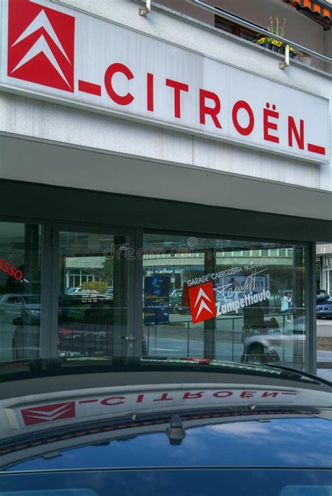 Citroen dealer, paris editorial image. Image of caucasian - 19590370