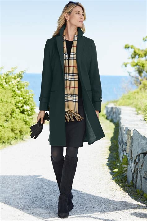 99 In Tall Or Misses The Newbury 3 4 Length Melton Wool Coat