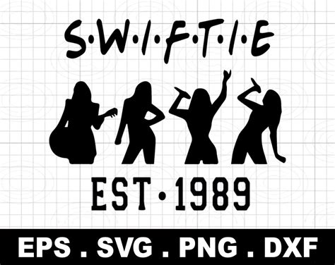 Swiftie Svg Swiftie Est 1989 Svg Taylor Png Sublimation File For Cricut Instant Digital