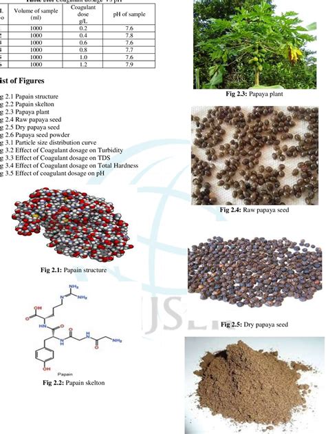 Figure 23 From Use Of Papaya Seed As A Natural Coagulant For Water