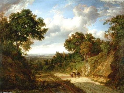 Gravura De Qualidade De Museu Paisagem Figuras Por Patrick Nasmyth