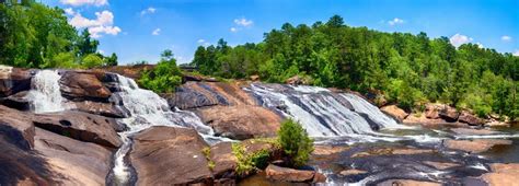 Rushing Waterfalls At High Falls State Park In Georgia Stock Image ...