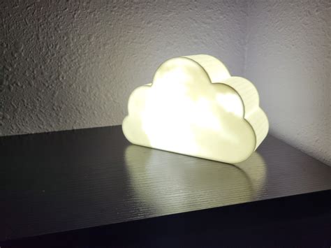 Fichier STL gratuit Lampe nuageDesign pour impression 3D à télécharger