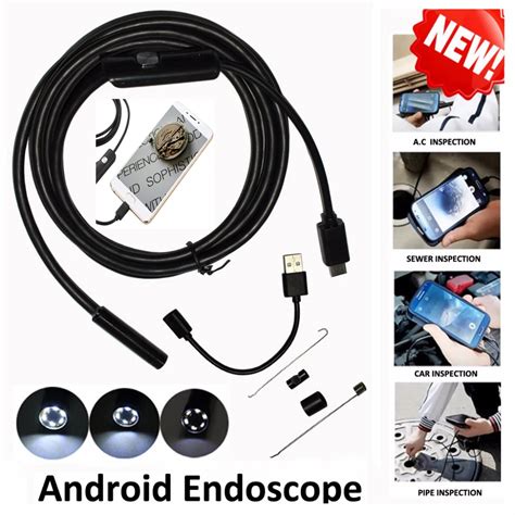 Android Usb Endoscope Camera Mm Lens Mm M Cable Hd Industrial