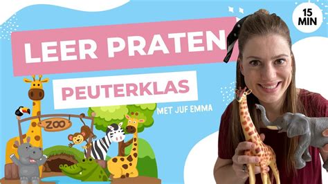 Educatief Kinderprogramma Voor Peuters En Kleuters Leren Praten Met