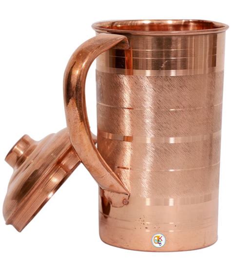 Kdt Silver Touch Copper Jug Pitcher Copper Jugs Ml Buy Online At