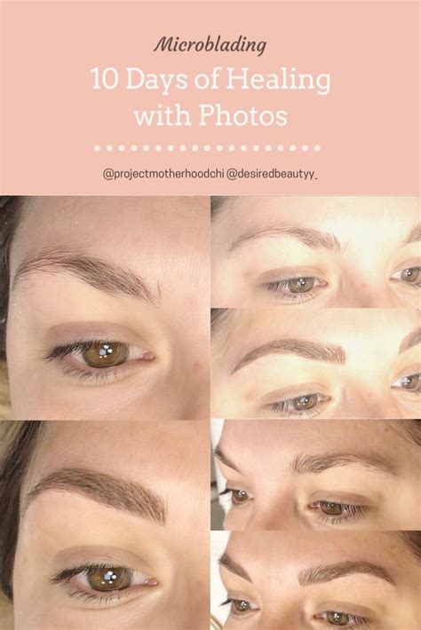 Microblading Healing Process 10 Days Microblading Healing Process