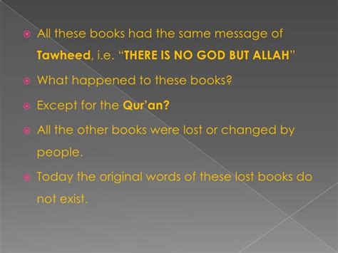 The books of allah