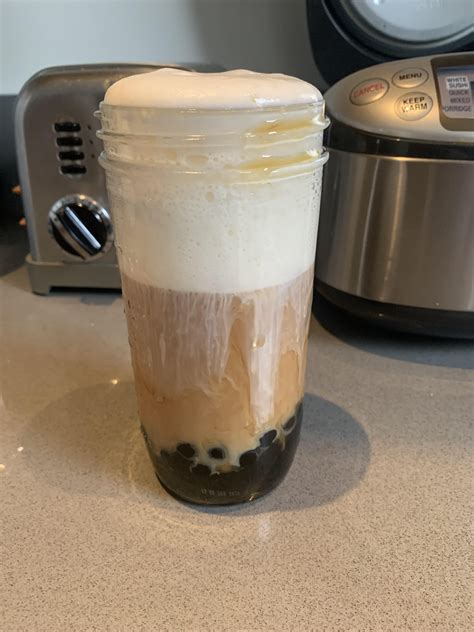 Homemade Brown Sugar Boba Tea Rfood