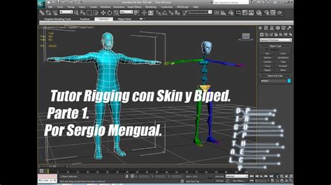 Tutor Rigging Con Skin Y Biped En 3ds Max Parte 1 Youtube