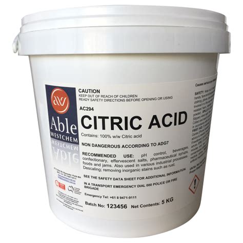 Citric Acid Powder Buy Bulk Citric Acid For Industrial Use