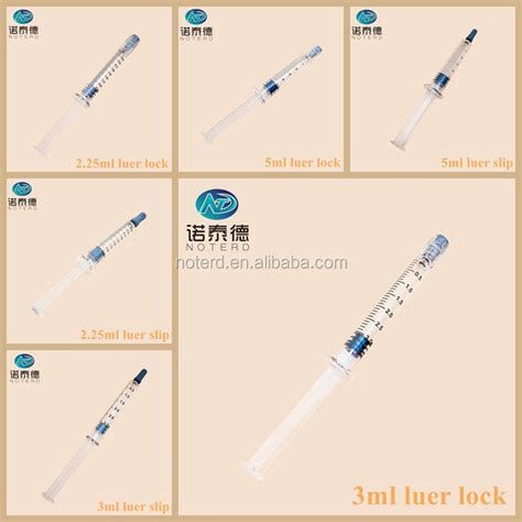 Borosilicate Glass Luer Lock Syringe For Oil Ml Glass Syringe With