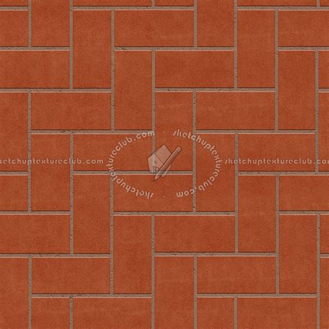 Cotto Paving Herringbone Outdoor Texture Seamless