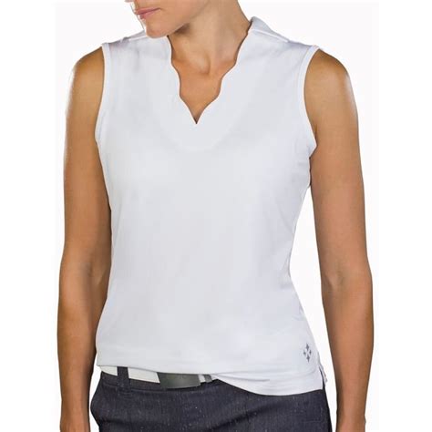 Jofit Womens Scallop Sleeveless Golf Polo Carls Golfland