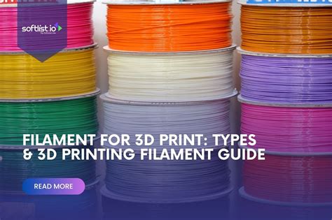 Filament For D Print Types D Printing Filament Guide