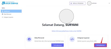 Panduan Menautkan Akun Belajar Id Setelah Login Pada Akun Simpkb