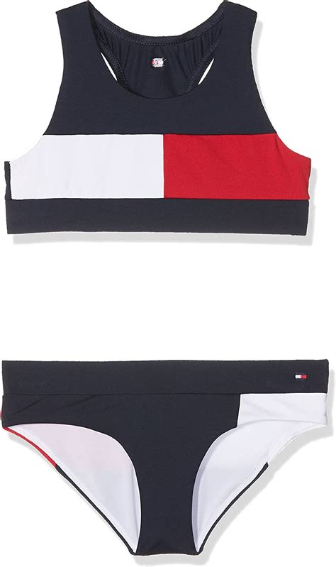 Tommy Hilfiger Tommy Hilfiger Mädchen Bralette Bikini Set