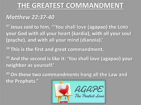 PPT - The greatest commandment Matthew 22:37-40 PowerPoint Presentation - ID:5395598