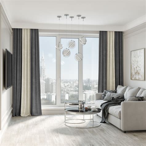 Комплект штор Вирга темно-серый-светло-серый S - купить по цене 9200 ...