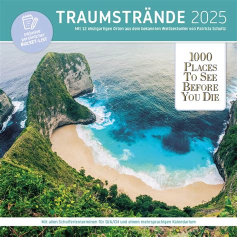 Traumstrände 2025 Wandkalender Thalia