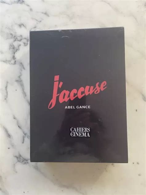 COFFRET J ACCUSE Collector Blu Ray DVD Édition Numérotée Inclus