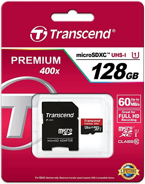 Transcend Memoria Microsdxc Uhs I Gb Ts Gusd S A