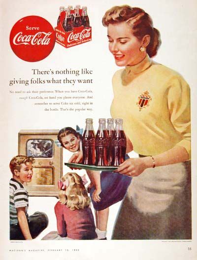 Coca Cola Original Vintage Advertisement Remember To Serve Ice