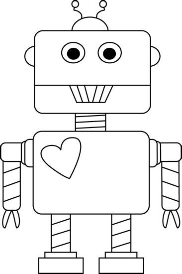 Free Robot Clipart Black And White, Download Free Robot Clipart Black ...