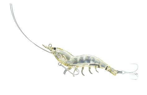 Lure Shrimp 3 1 2 3 8oz 8 6 Hook Clear Budget Marine