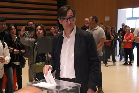 Salvador Illa Desitja Poder Obrir Una Nova Etapa A Catalunya