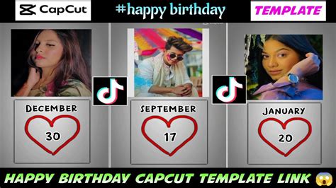 Happy Birthday Capcut Template Video Editing Capcut Template Video