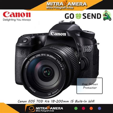 Jual Canon EOS 70D Kit 18 200mm IS Built In Wifi Di Lapak MitraKamera